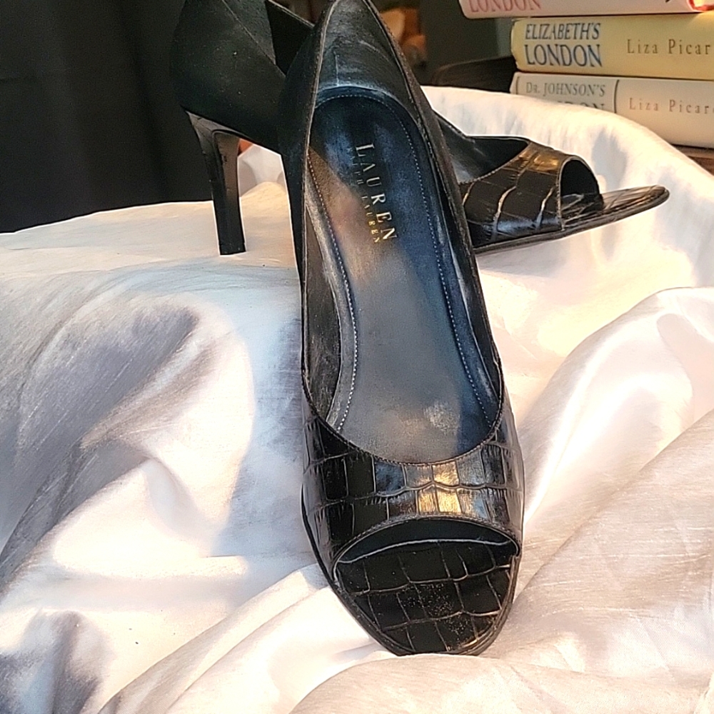 Ralph Lauren Open Toed Heels